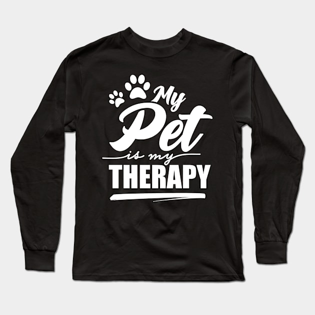 Pet Dog Pets Cat Animal Long Sleeve T-Shirt by dr3shirts